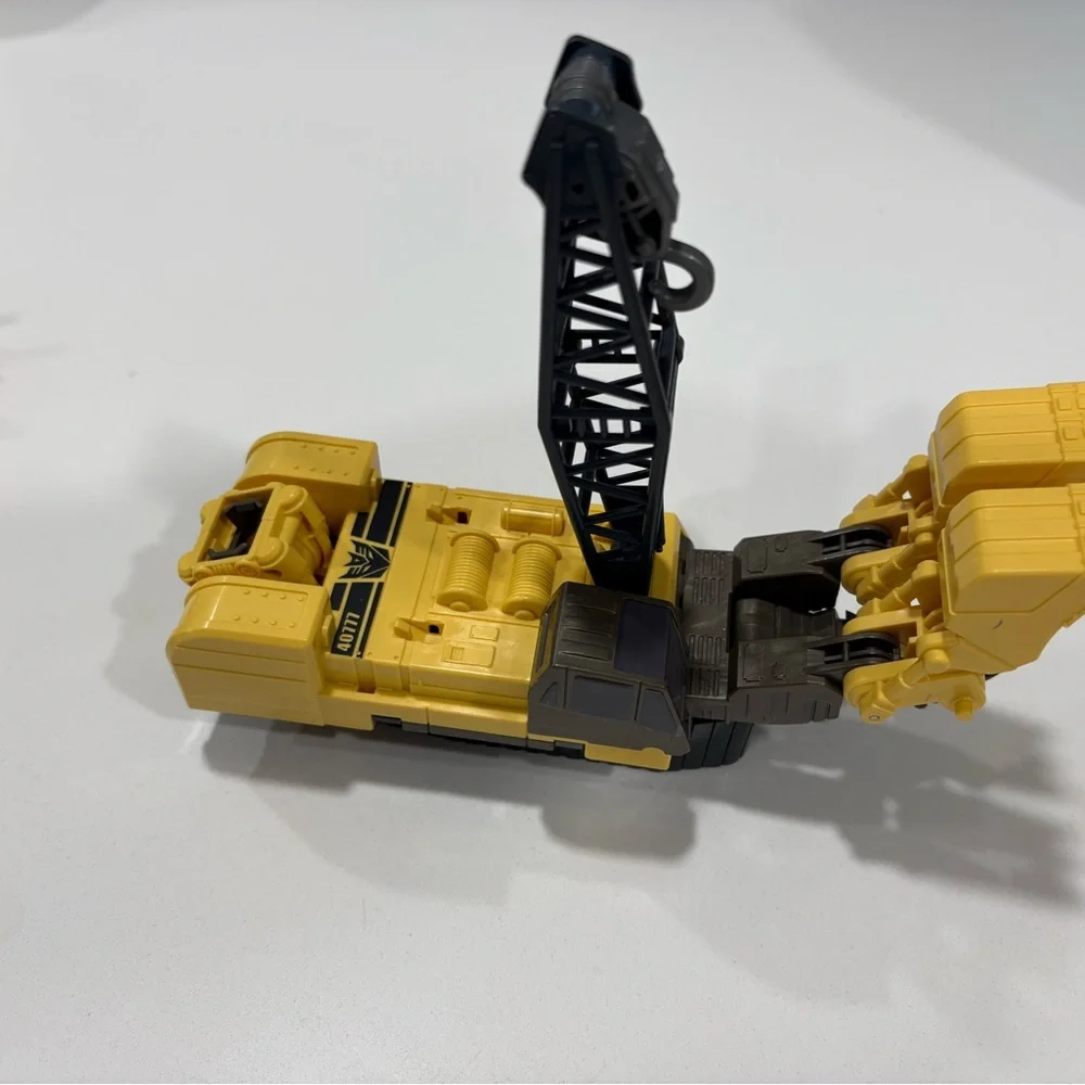 Yellow and Black Construction Vehicle Toy Set